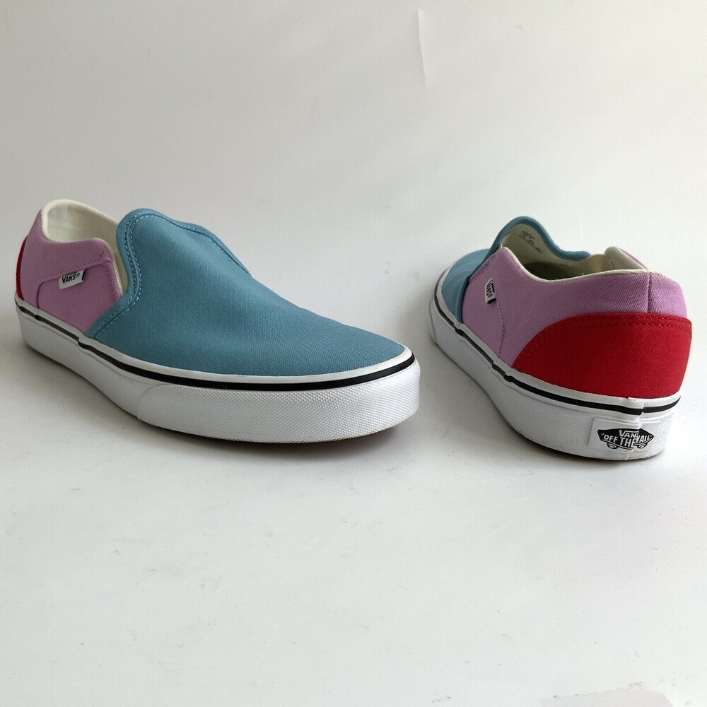 Vans Skate Asher Color-Block Canvas Slip-On Sneak… - image 3